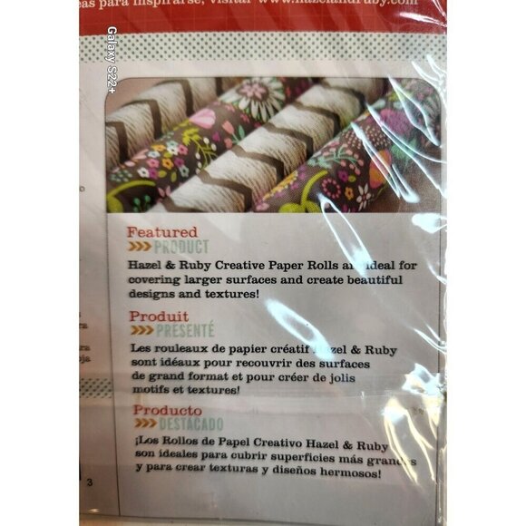 Hazle and Ruby Mask Peel Away Stencil Set Chevron and Alphabet Designs For Craft - Picture 4 of 12